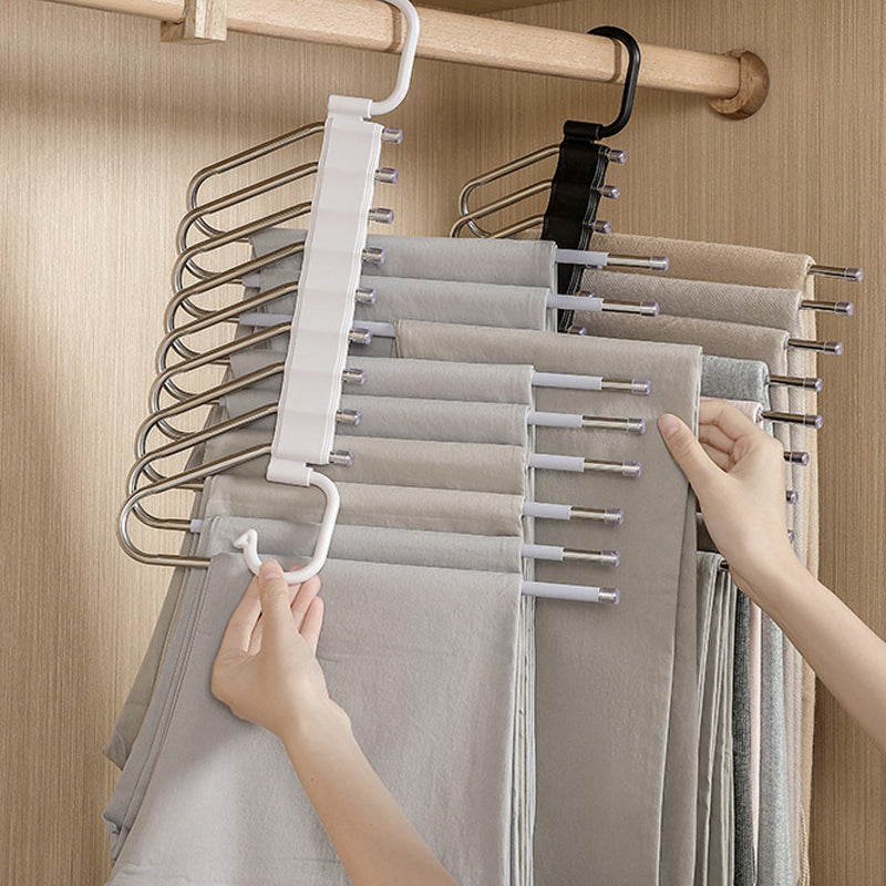 🥳HOT SALE🥳💞50K+ SOLD! Pants Hanger – From £9.99! Multi-layer, anti-slip & 5kg load. Tidy closet – grab yours! ✅