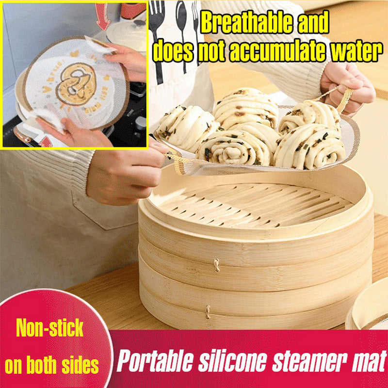 🥳HOT SALE🥳💞50K+ SOLD! Steamer Mat – BUY 1 GET 1 FREE! Non-stick, food-grade & dishwasher safe. Easy steaming – grab yours! ✅