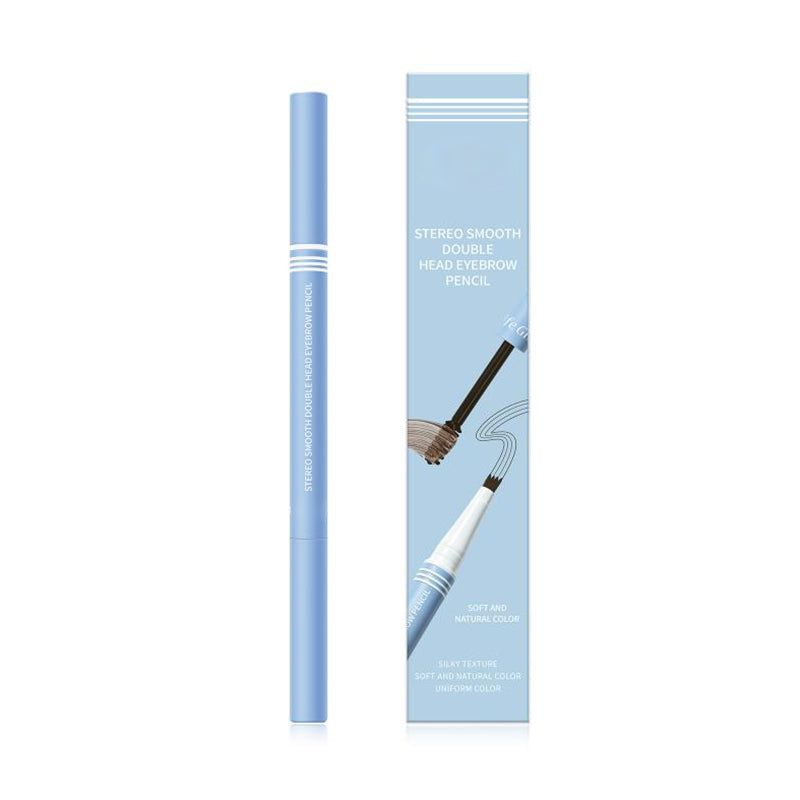 ⏰50% OFF – LAST CHANCE⏰ Double-Head Eyebrow Pencil – Sketch & Groom, Natural 3D Look – Silky Smooth, Long-Lasting – Universal Skin! 🔥