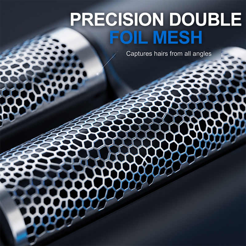 🥳2026 BESTSELLER🪒 Travel Electric Razor – Double Foil Precision, Ultra-Close – IPX7 Waterproof, Wet & Dry – LED Battery Display – Pocket-Sized! 🛡️💨
