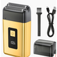 🥳2026 BESTSELLER🪒 Travel Electric Razor – Double Foil Precision, Ultra-Close – IPX7 Waterproof, Wet & Dry – LED Battery Display – Pocket-Sized! 🛡️💨
