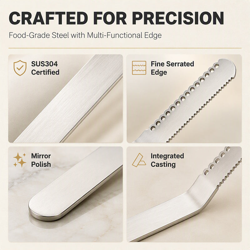🥳HOT SALE🥳💞50K+ SOLD! Butter Knife – From £7.99! 3-in-1, shredding holes & stainless steel. Perfect spreads – grab yours! ✅