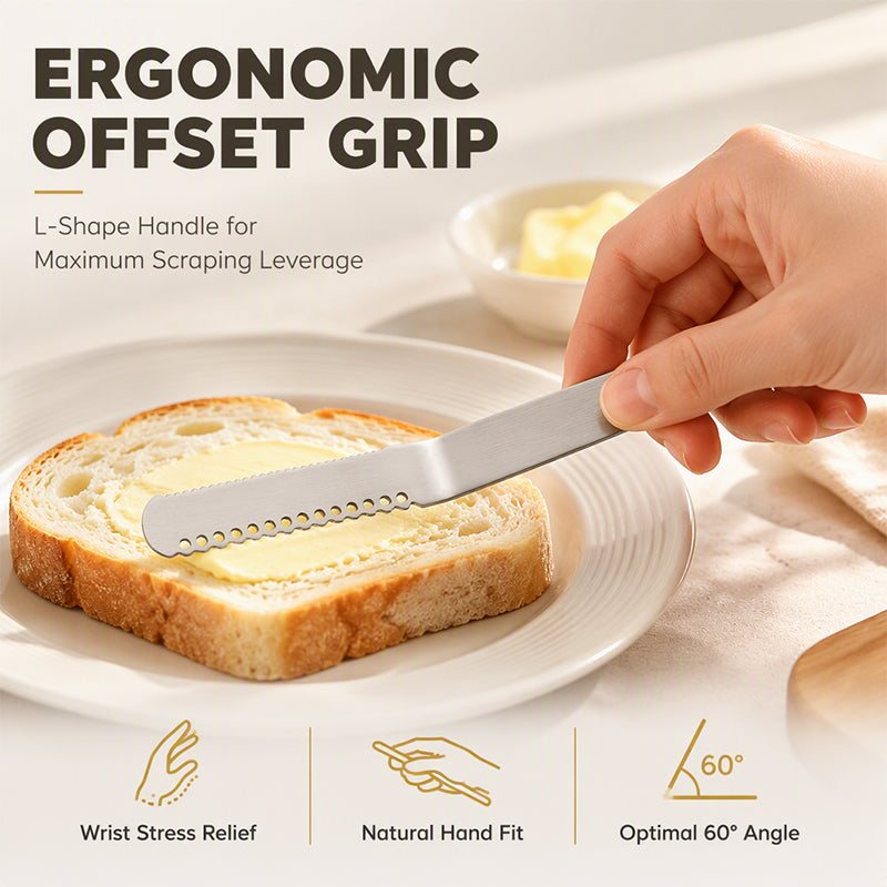 🥳HOT SALE🥳💞50K+ SOLD! Butter Knife – From £7.99! 3-in-1, shredding holes & stainless steel. Perfect spreads – grab yours! ✅