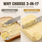🥳HOT SALE🥳💞50K+ SOLD! Butter Knife – From £7.99! 3-in-1, shredding holes & stainless steel. Perfect spreads – grab yours! ✅