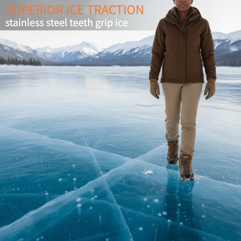 Anti-Slip Ice Cleats for Shoes & Boots