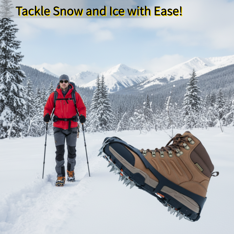 Anti-Slip Ice Cleats for Shoes & Boots