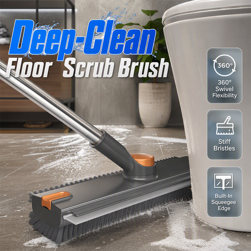 🥳HOT SALE🥳💞50K+ SOLD! Floor Scrub Brush – From £14.99! 2-in-1, 360° rotating & versatile. Deeper clean – grab yours! ✅