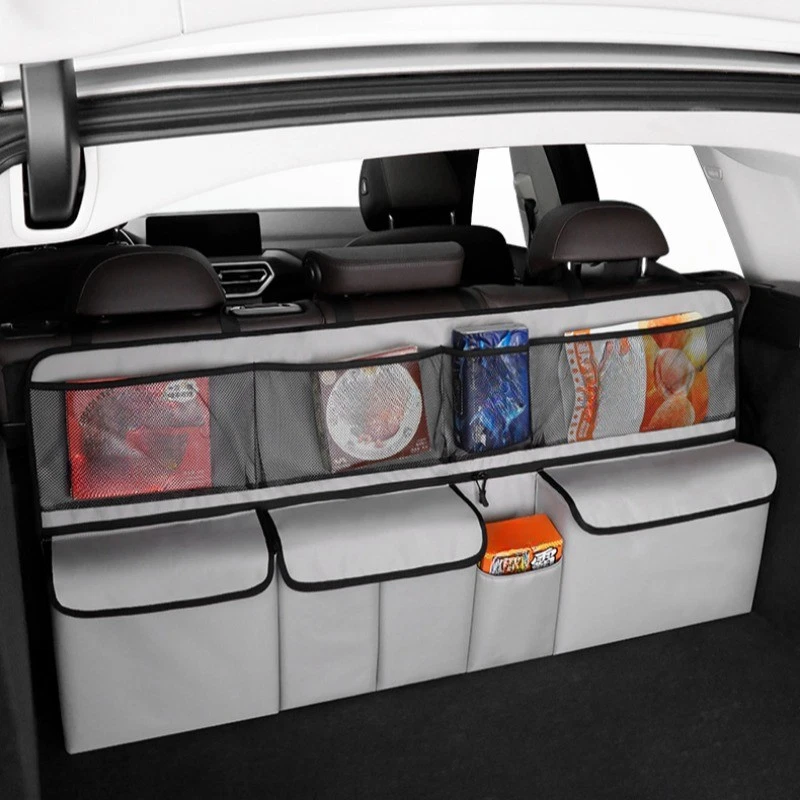 🥳2026 BESTSELLER🚗 Trunk Organizer – Multi-Pocket, Hanging Design – Oxford Fabric, Water-Repellent – Quick-Release Straps, Velcro Fit – 1 or 2 PCS! 🛡️💨