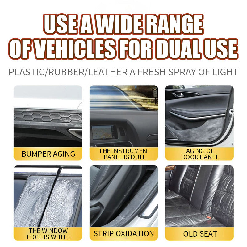 Effective Plastic & Rubber Restorer For Cars