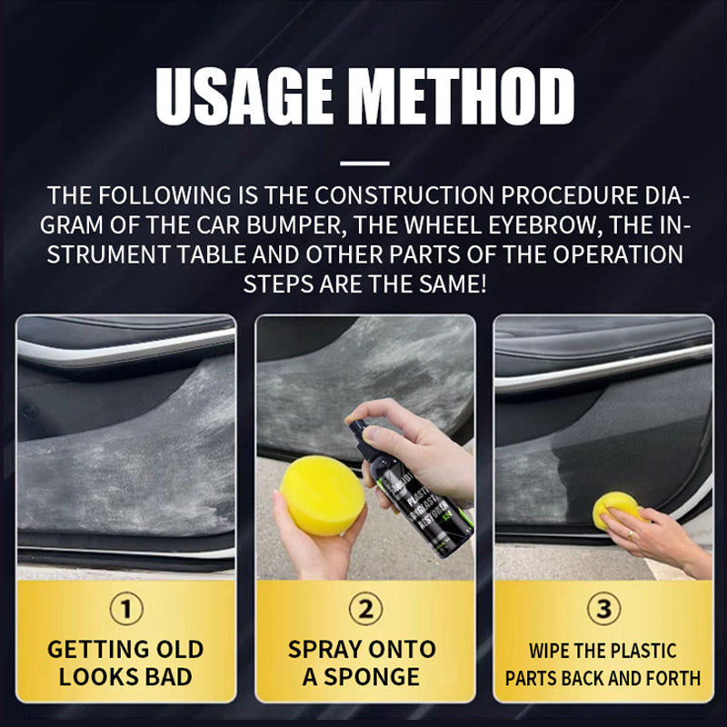 Effective Plastic & Rubber Restorer For Cars