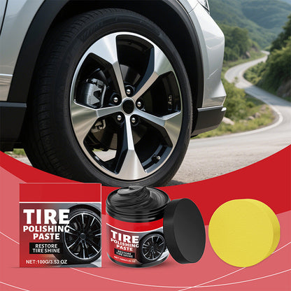 🥳HOT SALE🥳💞50K+ SOLD! Tire Shine Balm – From £8.99! Deep black, quick-dry & UV protection. Showroom tires – grab yours! ✅