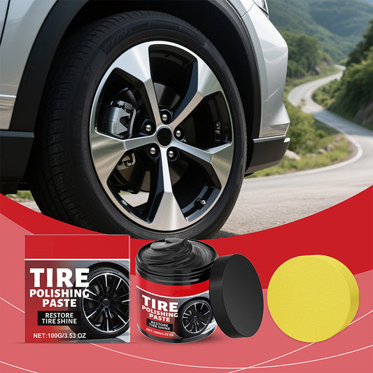 🥳HOT SALE🥳💞50K+ SOLD! Tire Shine Balm – From £8.99! Deep black, quick-dry & UV protection. Showroom tires – grab yours! ✅