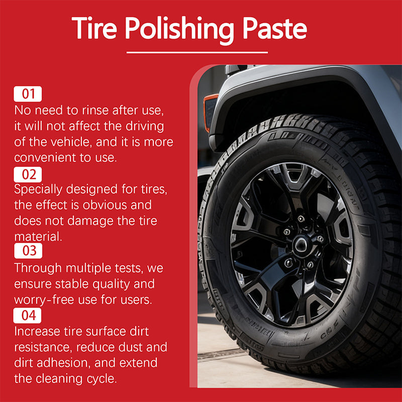🥳HOT SALE🥳💞50K+ SOLD! Tire Shine Balm – From £8.99! Deep black, quick-dry & UV protection. Showroom tires – grab yours! ✅