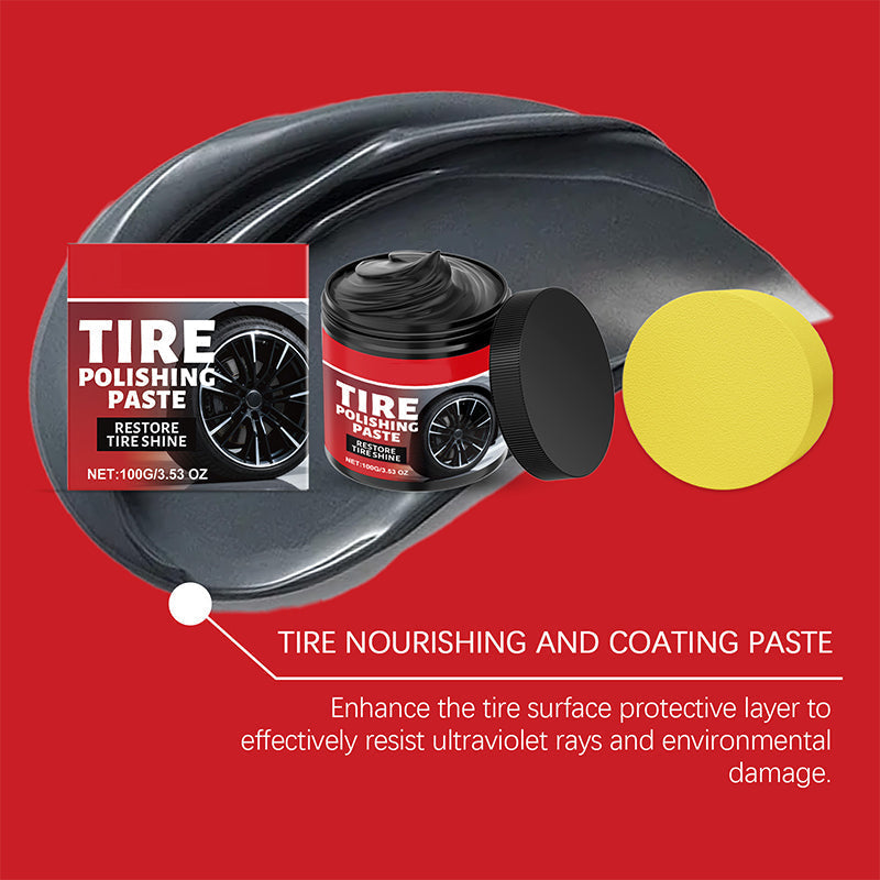 🥳HOT SALE🥳💞50K+ SOLD! Tire Shine Balm – From £8.99! Deep black, quick-dry & UV protection. Showroom tires – grab yours! ✅