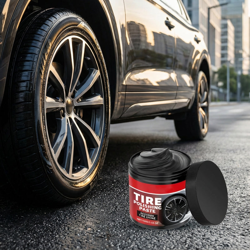 🥳HOT SALE🥳💞50K+ SOLD! Tire Shine Balm – From £8.99! Deep black, quick-dry & UV protection. Showroom tires – grab yours! ✅