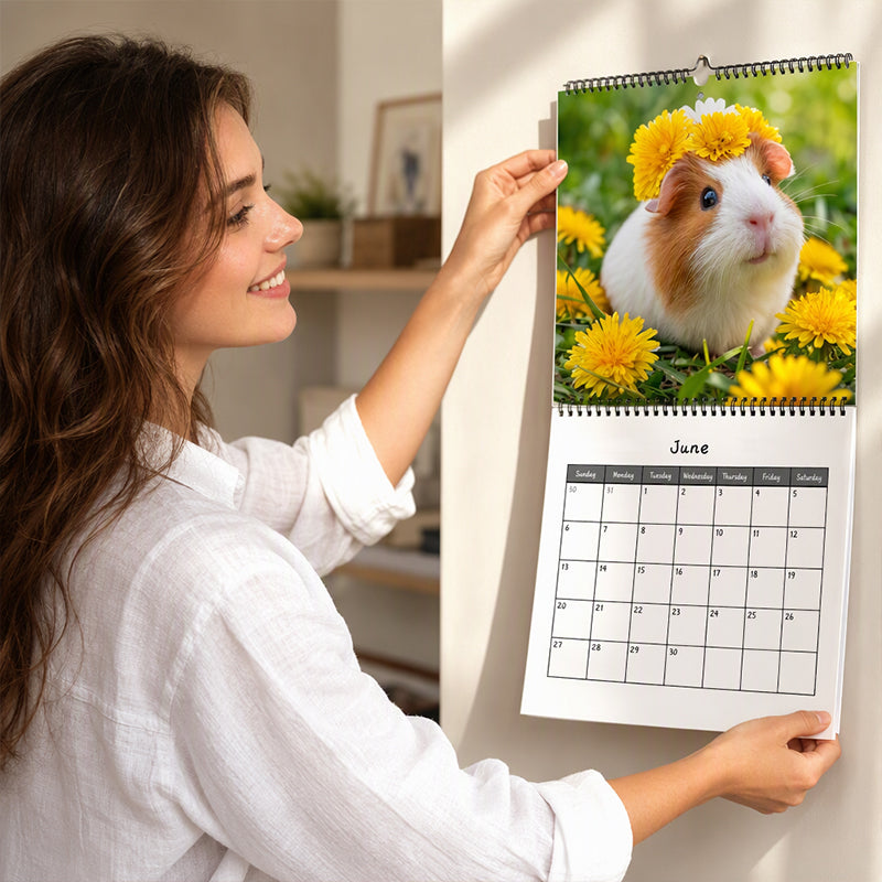 🥳HOT SALE🥳💞50K+ SOLD! Guinea Pig Calendar – From £7.99! 12 cute months, easy planning & charming decor. Brighten your wall – grab yours! ✅