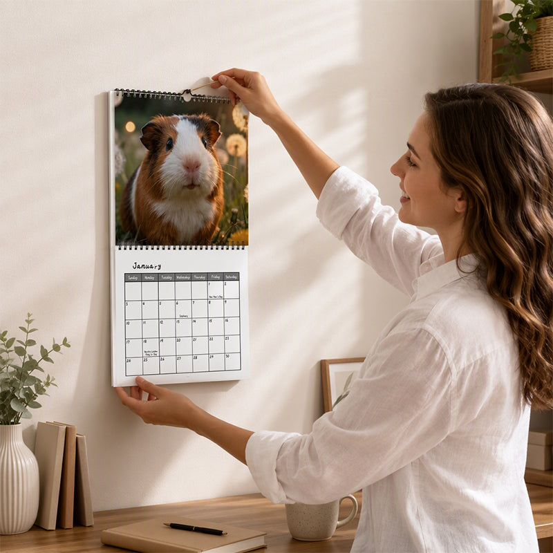 🥳HOT SALE🥳💞50K+ SOLD! Guinea Pig Calendar – From £7.99! 12 cute months, easy planning & charming decor. Brighten your wall – grab yours! ✅