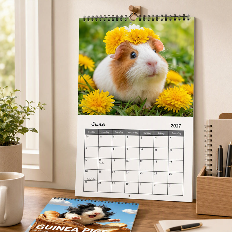 🥳HOT SALE🥳💞50K+ SOLD! Guinea Pig Calendar – From £7.99! 12 cute months, easy planning & charming decor. Brighten your wall – grab yours! ✅