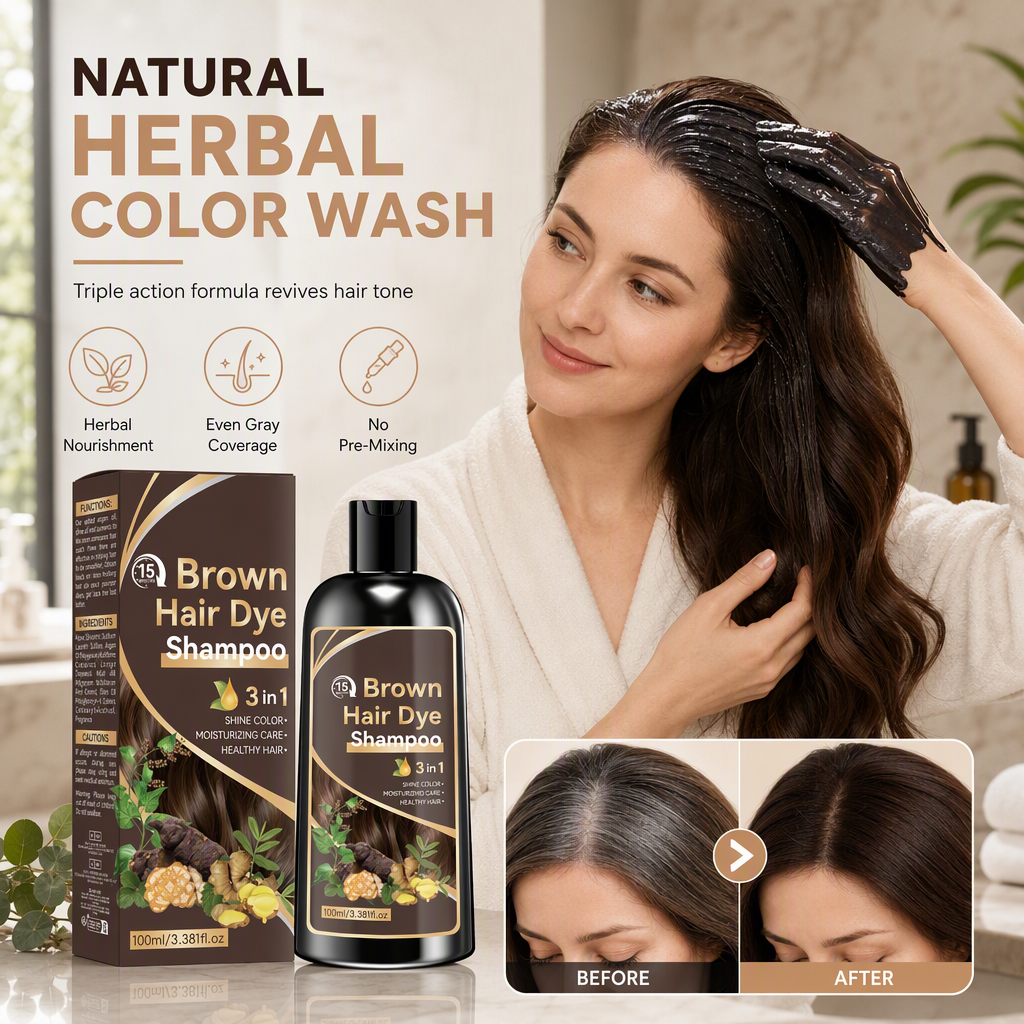 🥳HOT SALE🥳💞50K+ SOLD! Hair Dye Shampoo – From £7.99! 15-min color, herbal & easy apply. Salon tones at home – grab yours! ✅