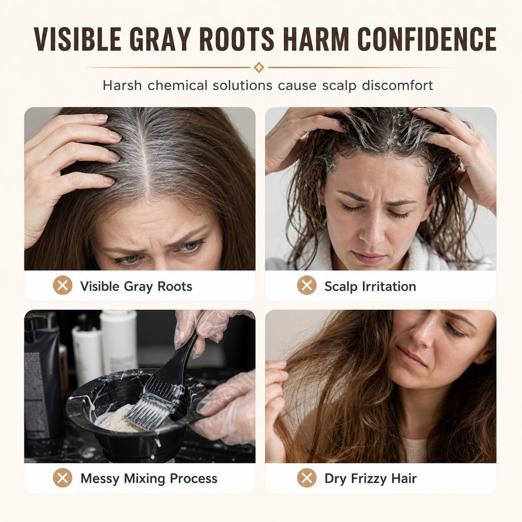 🥳HOT SALE🥳💞50K+ SOLD! Hair Dye Shampoo – From £7.99! 15-min color, herbal & easy apply. Salon tones at home – grab yours! ✅