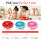 🍰 8-Cavity Triangle Silicone Cake Mold | 23cm