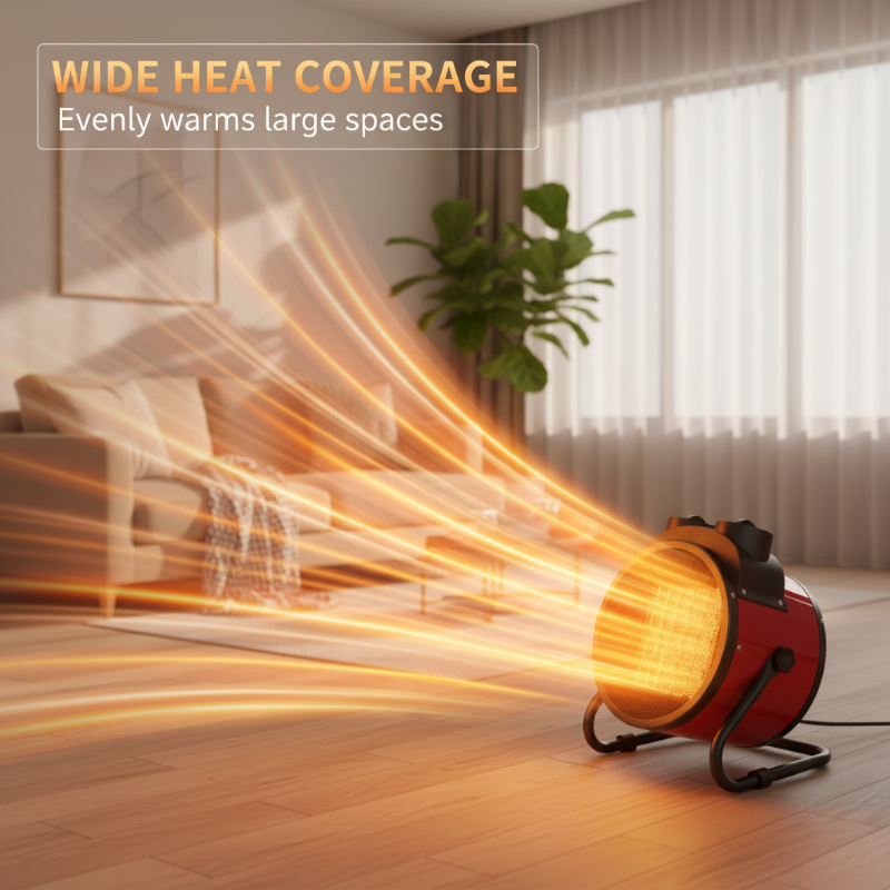 🔥FLASH SALE🔥 Portable Electric Space Heater – 2000W Instant Heat, 90° Wide-Angle – Stepless Control, Overheat Protection – Quiet & Splash-Proof! 🏠✨