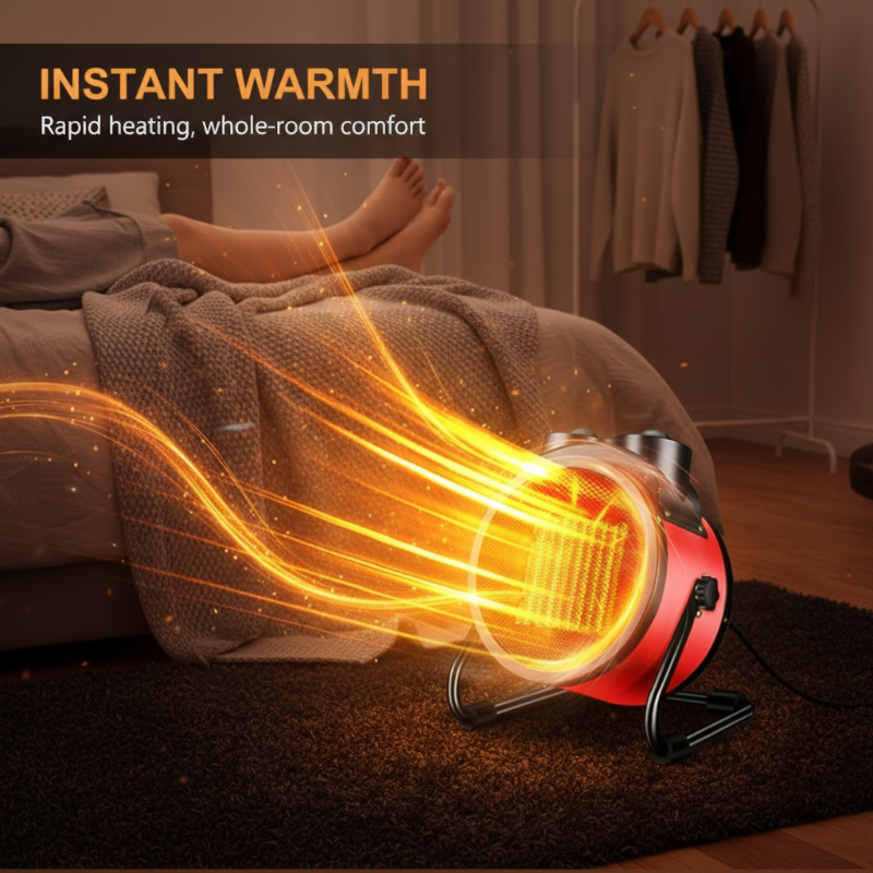 🔥FLASH SALE🔥 Portable Electric Space Heater – 2000W Instant Heat, 90° Wide-Angle – Stepless Control, Overheat Protection – Quiet & Splash-Proof! 🏠✨