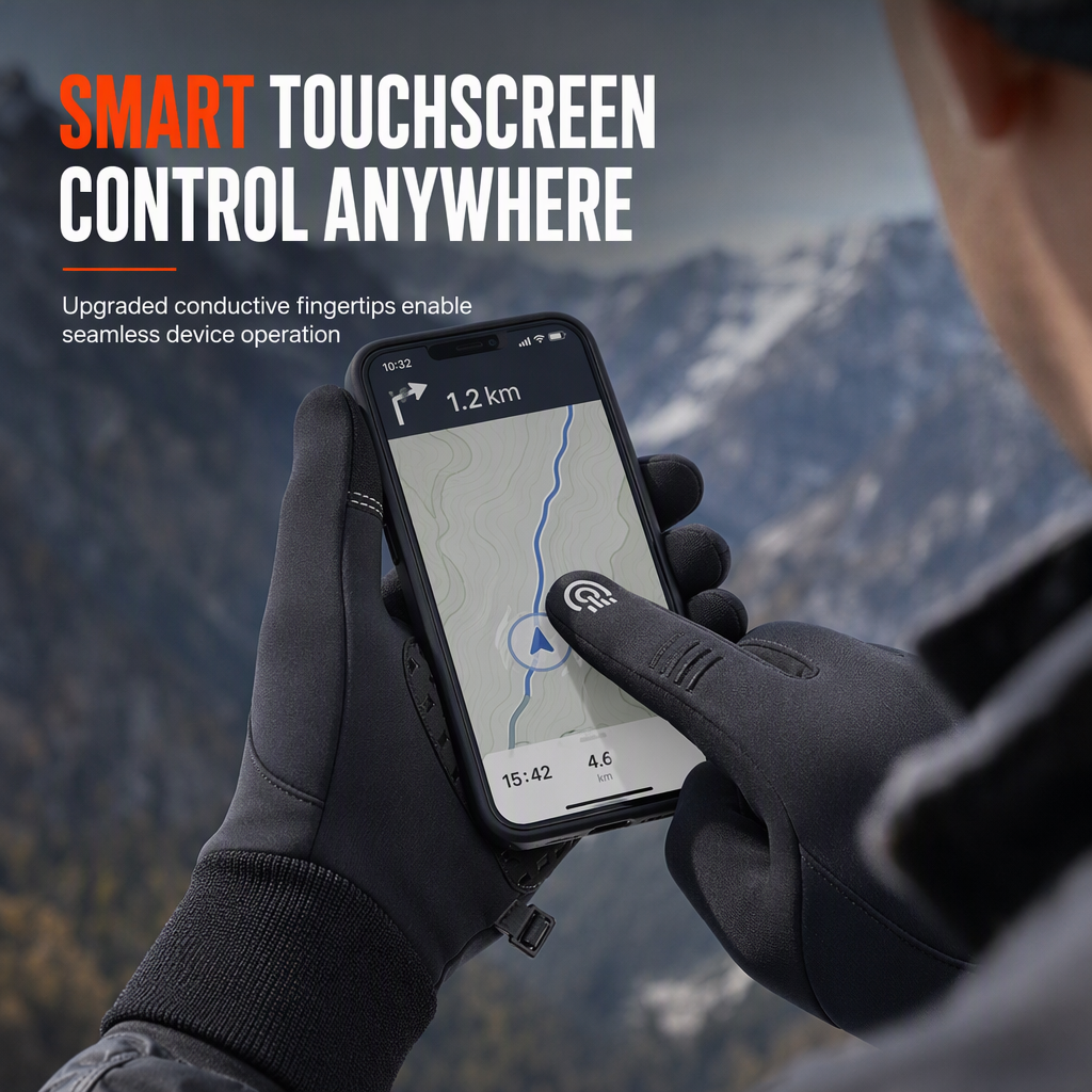 High-quality Thermal Gloves – Warm, Touchscreen, Non-slip