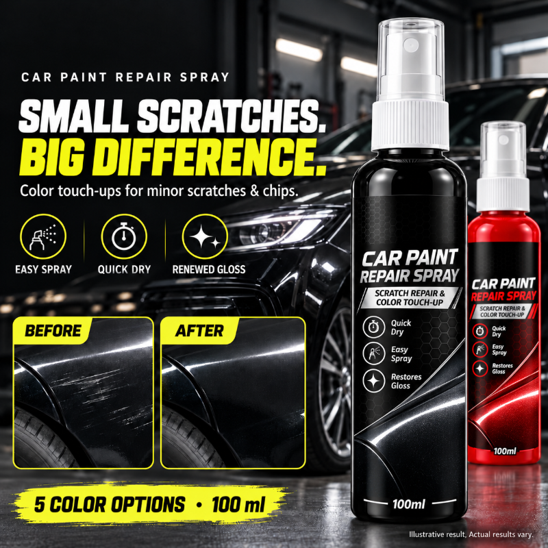 Car Scratch Repair Spray for Minor Scratches and Quick Touch Up