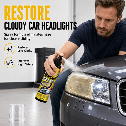 Car Headlight Restoration Spray for Car Light Repair and Renovation