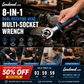 8-in-1 Dual Rotating Head Multi-Socket Wrench 8-19mm