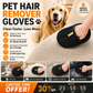 🐾🧤 Pet Hair Remover Electrostatic Gloves – Double-Sided Efficient, Soft Silicone & Washable Reusable (Versatile Home+Car)!