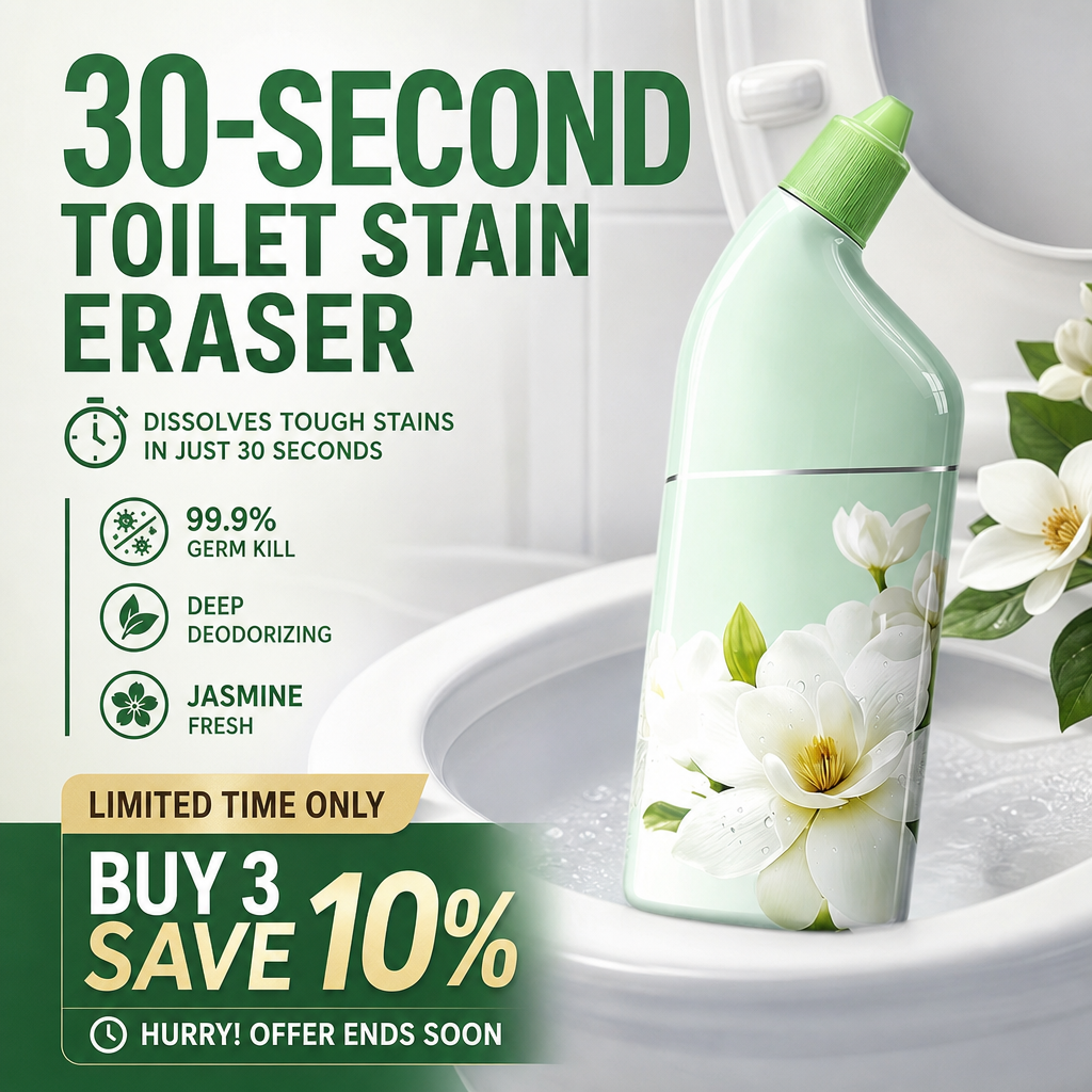 🥳2026 BESTSELLER🥾 Toilet Bowl Cleaner Gel – Rapid Stain Removal, 99.9% Bacteria Kill – Thick Clinging Formula – Odor Neutralizing – Fresh Fragrances! 🛡️💨