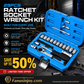🥳HOT SALE🥳💞50K+ SOLD! Ratchet Wrench Kit – From £39.99! 29PCS, chrome-vanadium & storage case. Repair anything – grab yours! ✅