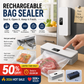 🥳2026 HOT SALE🥳💞50K+ SOLD!⏰⚡ 50% OFF! Rechargeable Bag Sealer – No batteries needed, USB-C charging. Magnetic back for fridge storage. 6 heat settings for any bag. Keeps food fresh longer. 🧊✨